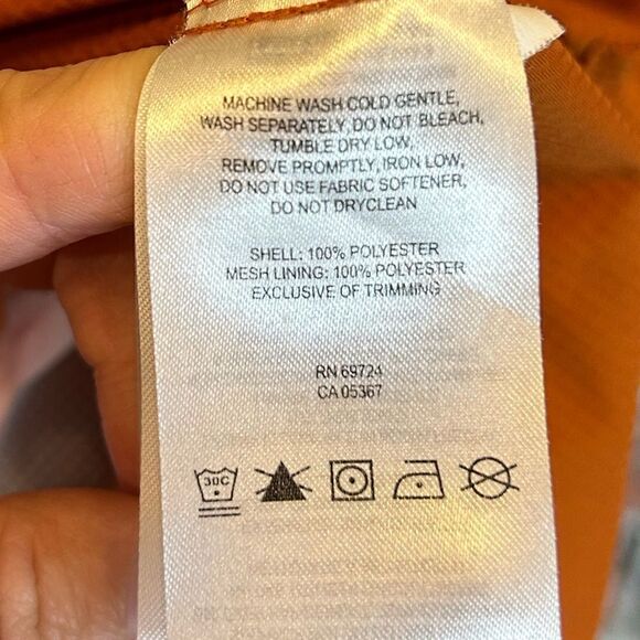 5 for $25🔥Columbia Texas Longhorn's Burnt Orange Button Front Shirt XL - Picture 6 of 10